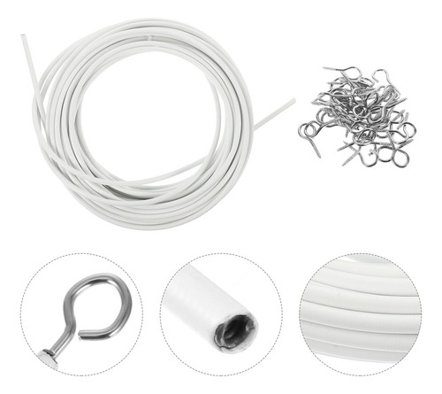Sistema De Alambre Para Colgar Cortinas, Gancho Para Cortina