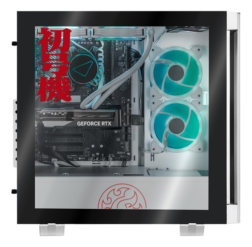 Xtreme Pc Gaming Geforce Rtx 5060 Ti Amd Ryzen 9 7900x Ddr5 32gb Ssd 1tb Sistema Liquido Wifi Evangelion 00 White