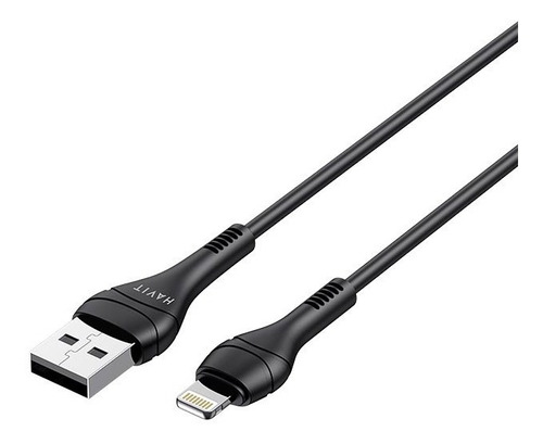 Cable Usb A Lightn Havit 1 Metro 2.0a Cb6160 Color Negro