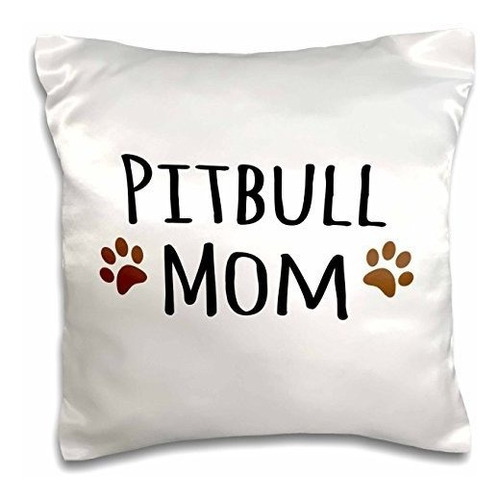 Funda De Almohada Pitbull Dog Mom.