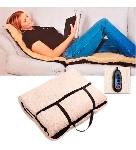 Colchon Masajeador Masaje Portátil Chiporro Calefactor Sofa