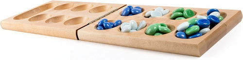 Set 6 Juegos Mesa Ajedrez Mancala Domino Damas Backgammon