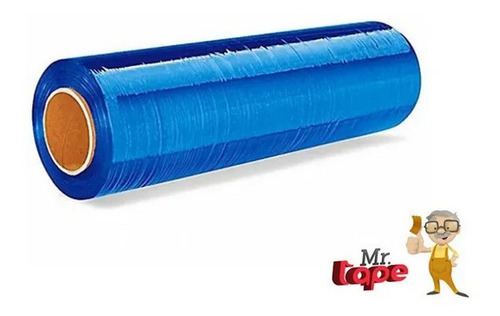 1 Rollo De Emplaye Playo Estirable 18x50x700 Color Azul