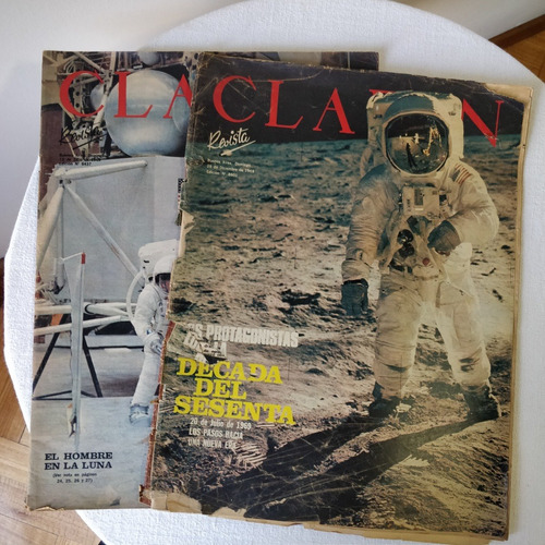 Revistas Clarin. Llegada A La Luna . Diciembre 1969 X2