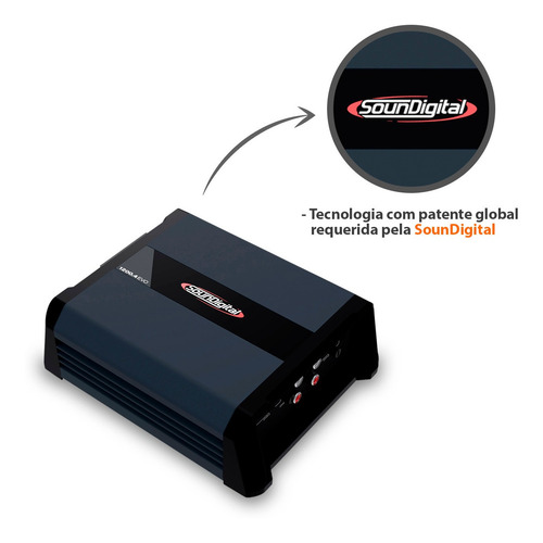 Amplificador Digital Evo 4.0 Soundigital Módulo Com 4 Canais