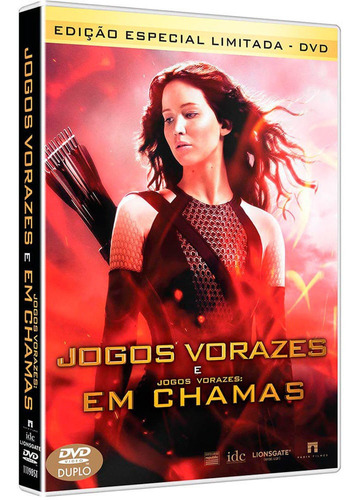 Dvd Jogos Vorazes + Em Chamas (novo) Original