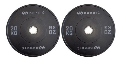 Infinité Bumper Profesional Color Negro De 20 Kg If-bpn20