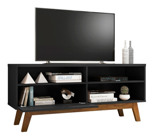 Mueble Rack Para Tv Paládio Negro