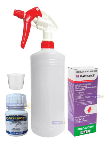 Maxforce Bayer Veneno Cucaracha Y Urbatrine Flow Liquido