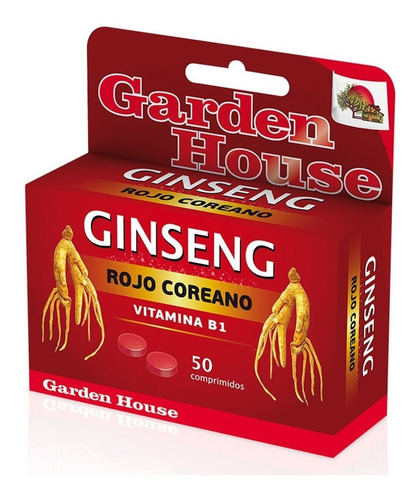 Garden House Ginseng Rojo Coreano X 50 Comprimidos