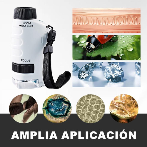 Juguete Microscopio Portátil De Mano, Mini Del Científico