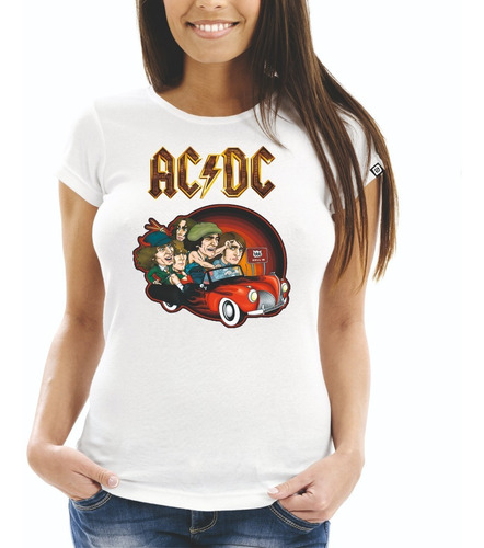 Remeras Mujer Ac Dc Rock Acdc 06 Digital Stamp Dtg