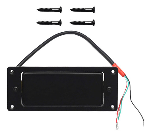 Pastilla De Guitarra Eléctrica, Doble Bobina, Fácil Negro