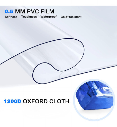 Mochila Transparente Pamano Transparente Heavy Duty Para La