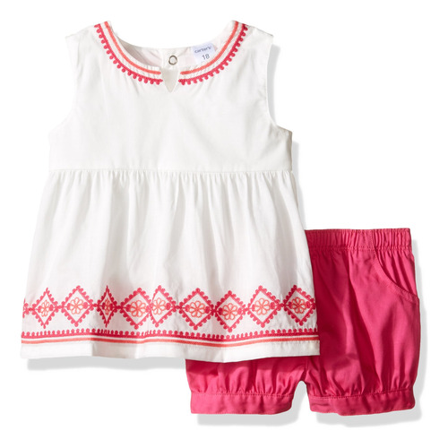 Carters Baby-girls 2 Pc Sets 127g126, Marfil