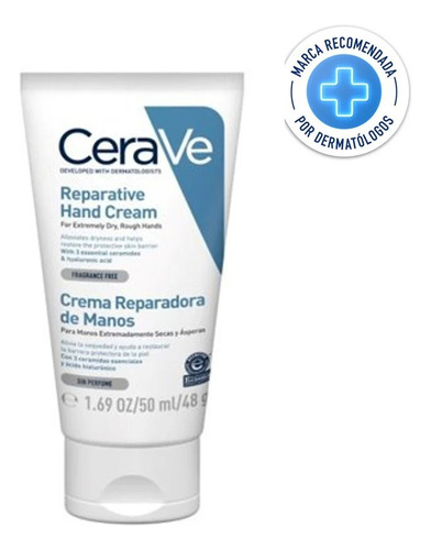 Crema De Manos  Cerave Crema Reparadora De Manos 50 Ml