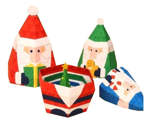 Matryoska Santa Claus Navidad Para Armar Papercraft