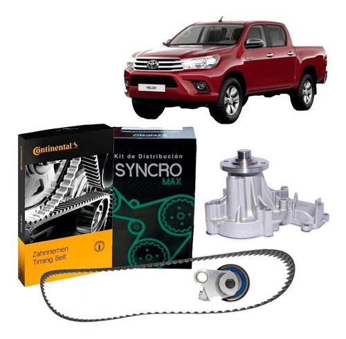 Kit Distribucion + Bomba Para Toyota Hilux 2.5 3.0   05-15