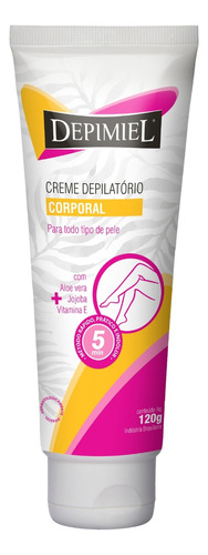 Depimiel creme depilatório corporal com aloe vera 120g