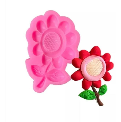 Molde Silicona Puntilla Rosa Flor Gajo Hoja Fondant Liniers