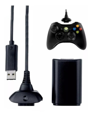Kit Carga Y Juega Para Control Xbox 360 Envío Gratis