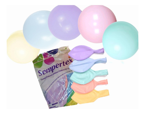 21 Globo Colores Pastel 36 Pulgadas Macarron Infla A 90 Cm
