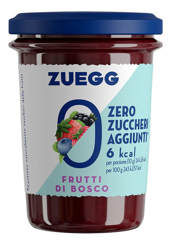 Geleia De Frutas Silvestres Zero Açúcar Zuegg 220g