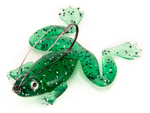 Señuelo De Pesca Soft Bait Para Ranas Con Anzuelo, 6 Cm/5,5