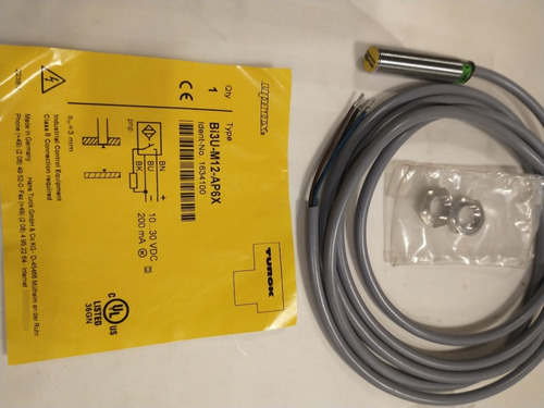 Sensor Inductivo Turck Bi3u-m12-ap6x