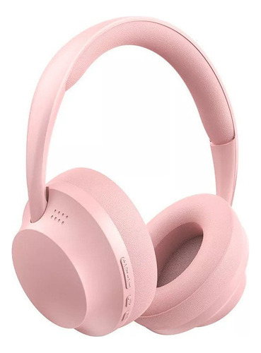 Fones de ouvido Bluetooth com faixa de cabeça Fones de ouvido sem fio rosa