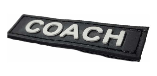 Imagen 1 de 2 de Parches Coach Pvc Crossfit & Fitness Con Velcro