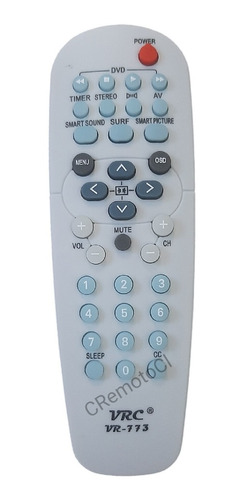 Control Remoto Televisores Philips Modelos Antiguos