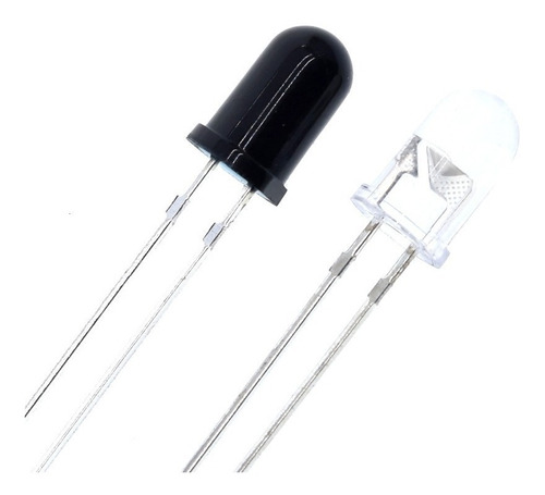 Led Infrarrojo Ir 5mm Trasmisor Y Receptor X 5 Pares