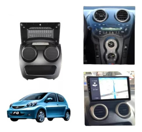 Bisel Radio Pantalla Byd F0 2008 - 2012 9pul Auto Karvas