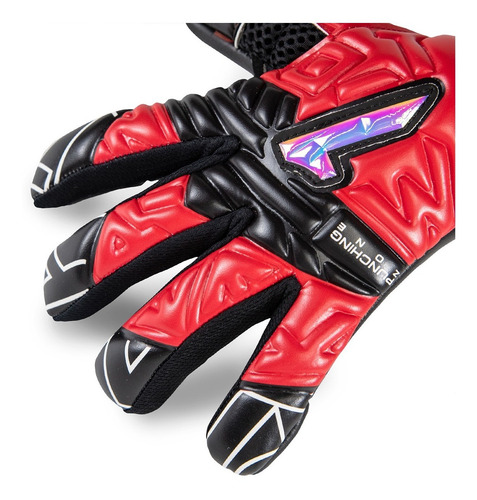 Imagen 2 de 7 de Guante De Portero Rinat Fiera Gk Alpha Adulto Rojo