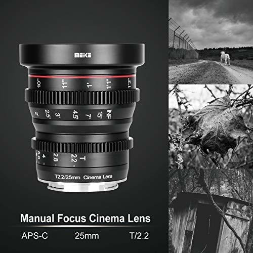 Imagen 3 de 6 de Meike T22 Mini Lente De Cine De Enfoque Manual Prime