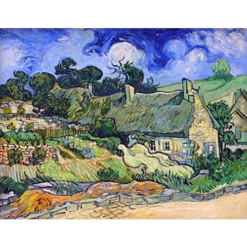 Puzzles For Adults 500 Pieces Van Gogh Thatched Cottage...