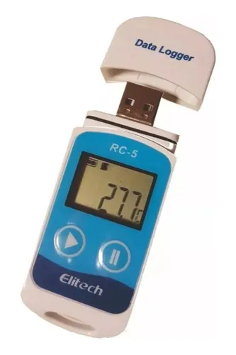 Registro De Temperatura Ambiente Data Logger Elitech Rc-5
