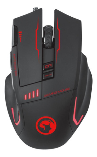 Mouse gamer de juego Marvo  Scorpion G909+G1 negro
