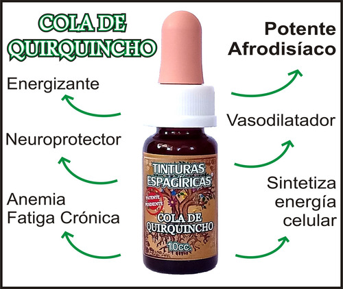 Viagra Cola De Quirquincho Energizante Afrodisíaco En Gotas