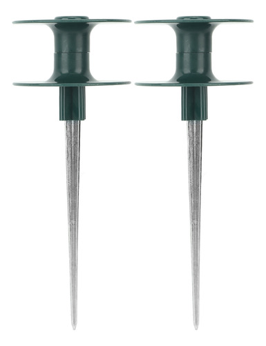 Estaca Guía Para Mangueras De Jardín, 2 Unidades, Púas, Abs,
