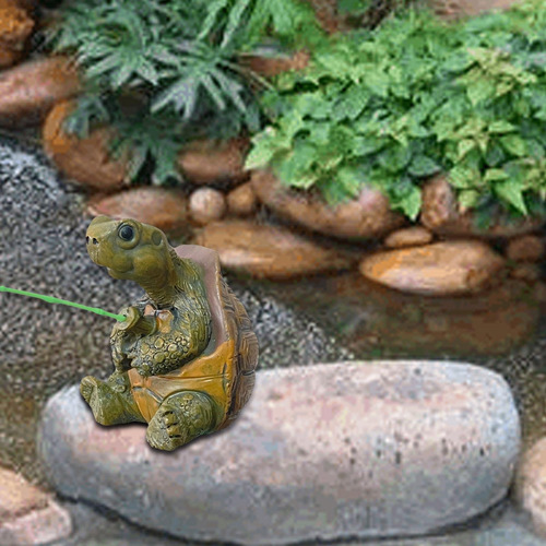 Figura Animal Fishing Tortuga Estatua Accesorios De Jardín