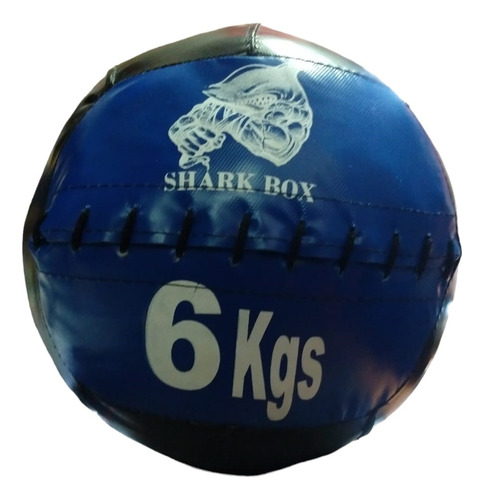 Medicine Ball De Lona- 6kg- Shark Box Tipo Dinamax Crossfit