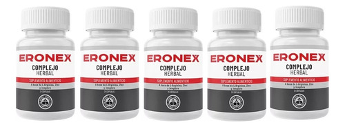 5 Pack Eronex Complejo Herbal Salud 20caps 5pack Sabor Sin Sabor