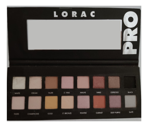 Paleta De 16 Sombras Lorac Pro