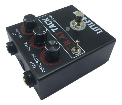 Rata Tack Guitarra Bajo Distorsión Efecto Fuzz Pedal Para