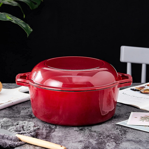Olla De Horno Holandés De Hierro Fundido De Hierro Fundido D
