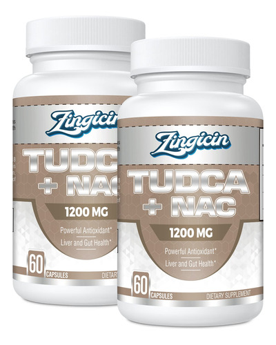 Zingicin Tudca Con Suplemento Nac 1200mg - 120 Capsulas, Pot