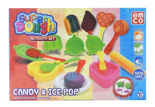 Super Dough Activity Set Candy & Ice Pop 6130 Envio Full