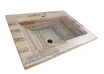Comprar Bacha De Marmol Travertino 50x42